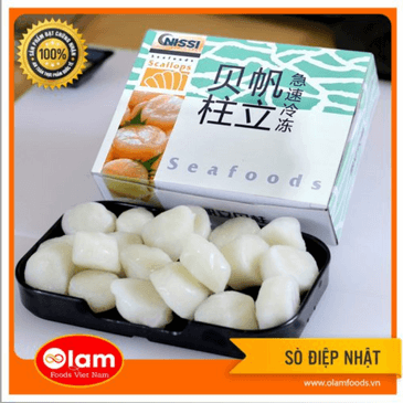 Cồi Sò Điệp  Sashimi  刺身用 ホタテ / JP Frozen Scallop Meat  Hotate Sashimi