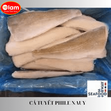 Cá tuyết Nauy Phi lê / Frozen Atlantic Cod Fillet