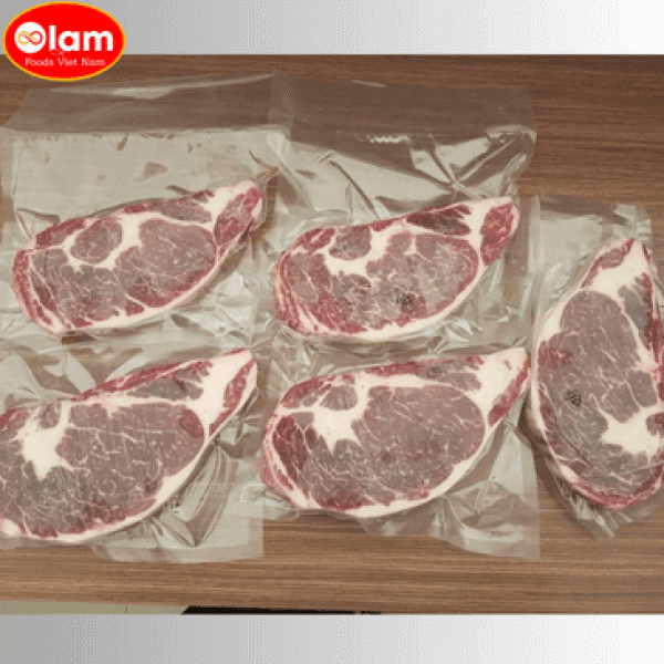 US Beef Ribeye Lip-on Boneless - Thăn lưng bò Mỹ Ribeye