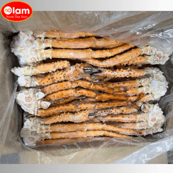 Chân cua Hoàng Đế Hấp Chín Đông lạnh /  FZ Alaskan King Crab Legs & Seafood