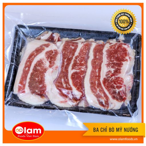 Ba Chỉ Bò Mỹ Nướng