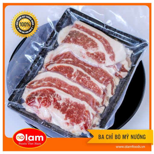 Ba Chỉ Bò Mỹ Nướng